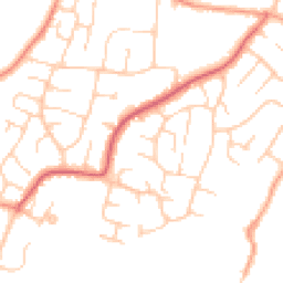Daytime road noise heatmap for PO21 4JS