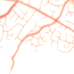 Daytime road noise heatmap for PO21 4LD