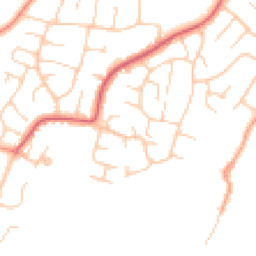 Daytime road noise heatmap for PO21 4LF