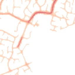 Daytime road noise heatmap for PO21 4NB