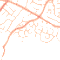 Daytime road noise heatmap for PO21 4NF