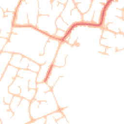 Daytime road noise heatmap for PO21 4QE