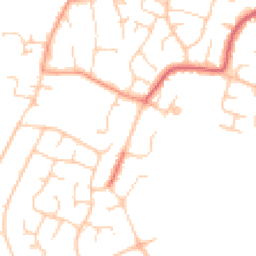 Daytime road noise heatmap for PO21 4QF
