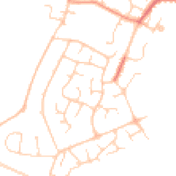 Daytime road noise heatmap for PO21 4QR