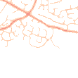 Daytime road noise heatmap for PO21 4XR