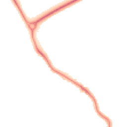 Night-time road noise heatmap for PO21 5BZ