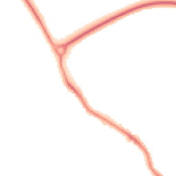 Night-time road noise heatmap for PO21 5DT