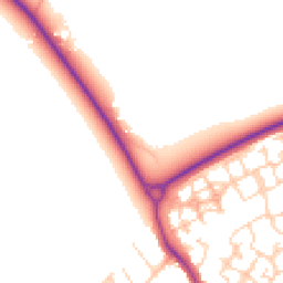 Daytime road noise heatmap for PO21 5EL