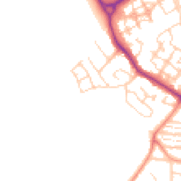 Daytime road noise heatmap for PO21 5FW