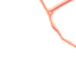 Night-time road noise heatmap for PO21 5FY