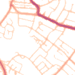 Daytime road noise heatmap for PO21 5GB