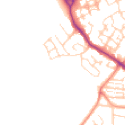 Daytime road noise heatmap for PO21 5GH