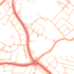 Daytime road noise heatmap for PO21 5PF