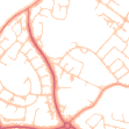 Daytime road noise heatmap for PO21 5PN