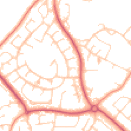 Daytime road noise heatmap for PO21 5RJ