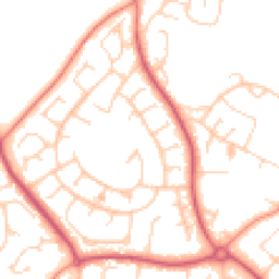 Daytime road noise heatmap for PO21 5RL