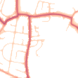 Daytime road noise heatmap for PO33 1AG