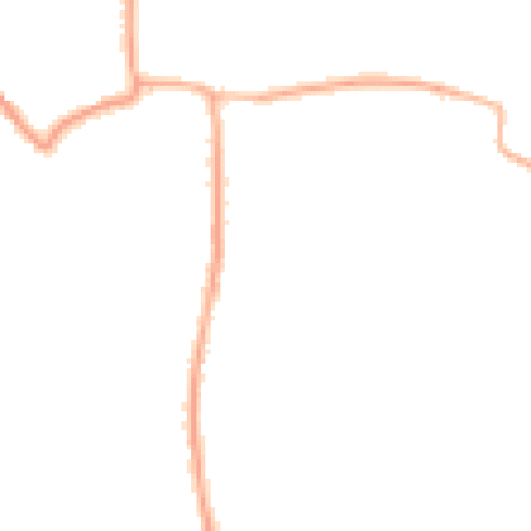 Night-time road noise heatmap for PO33 1AJ