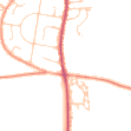 Daytime road noise heatmap for PO33 1AT