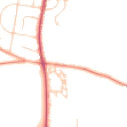 Daytime road noise heatmap for PO33 1AU