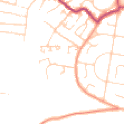 Daytime road noise heatmap for PO33 1BE