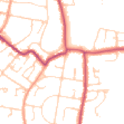 Daytime road noise heatmap for PO33 1BP