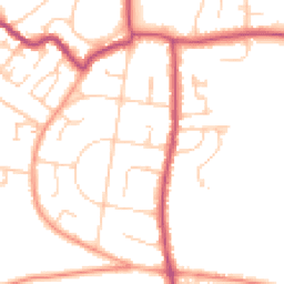 Daytime road noise heatmap for PO33 1BU