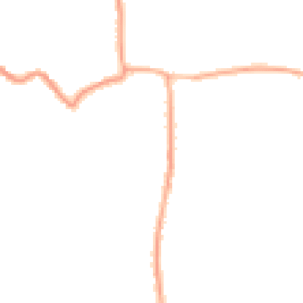 Night-time road noise heatmap for PO33 1BW