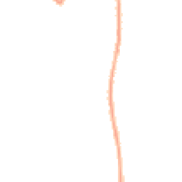 Night-time road noise heatmap for PO33 1BY