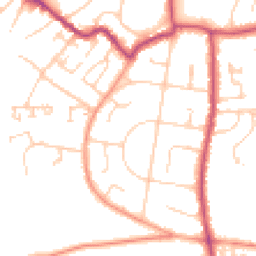 Daytime road noise heatmap for PO33 1DQ