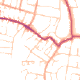 Daytime road noise heatmap for PO33 1ET