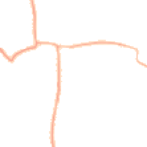 Night-time road noise heatmap for PO33 1FE