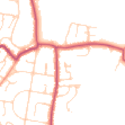 Daytime road noise heatmap for PO33 1FG