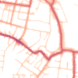 Daytime road noise heatmap for PO33 1HL