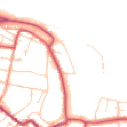 Daytime road noise heatmap for PO33 1LL
