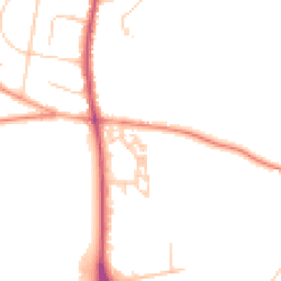 Daytime road noise heatmap for PO33 1RE