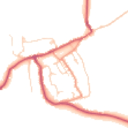 Daytime road noise heatmap for PO33 1TN