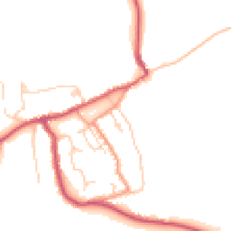 Daytime road noise heatmap for PO33 1TT