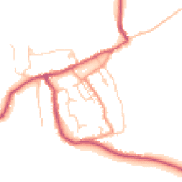 Daytime road noise heatmap for PO33 1TW
