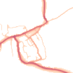 Daytime road noise heatmap for PO33 1TX