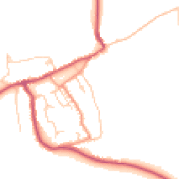 Daytime road noise heatmap for PO33 1UE