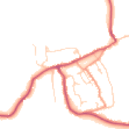 Daytime road noise heatmap for PO33 1UL