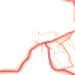Daytime road noise heatmap for PO33 1UY