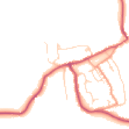 Daytime road noise heatmap for PO33 1XE