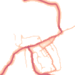Daytime road noise heatmap for PO33 1XH
