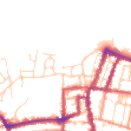 Daytime road noise heatmap for PO33 2DN