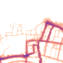 Daytime road noise heatmap for PO33 2DP