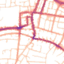 Daytime road noise heatmap for PO33 2RF