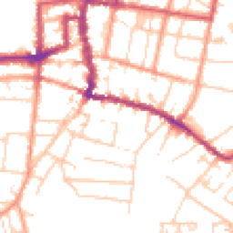 Daytime road noise heatmap for PO33 2SB