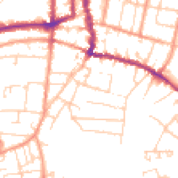 Daytime road noise heatmap for PO33 2SG